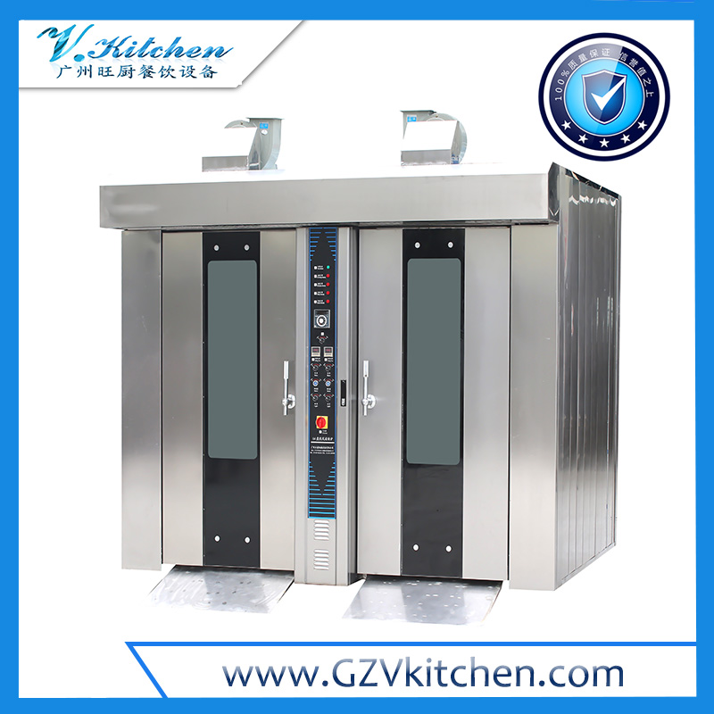 Gas Rotary Oven 2-Trolley 64 Trays