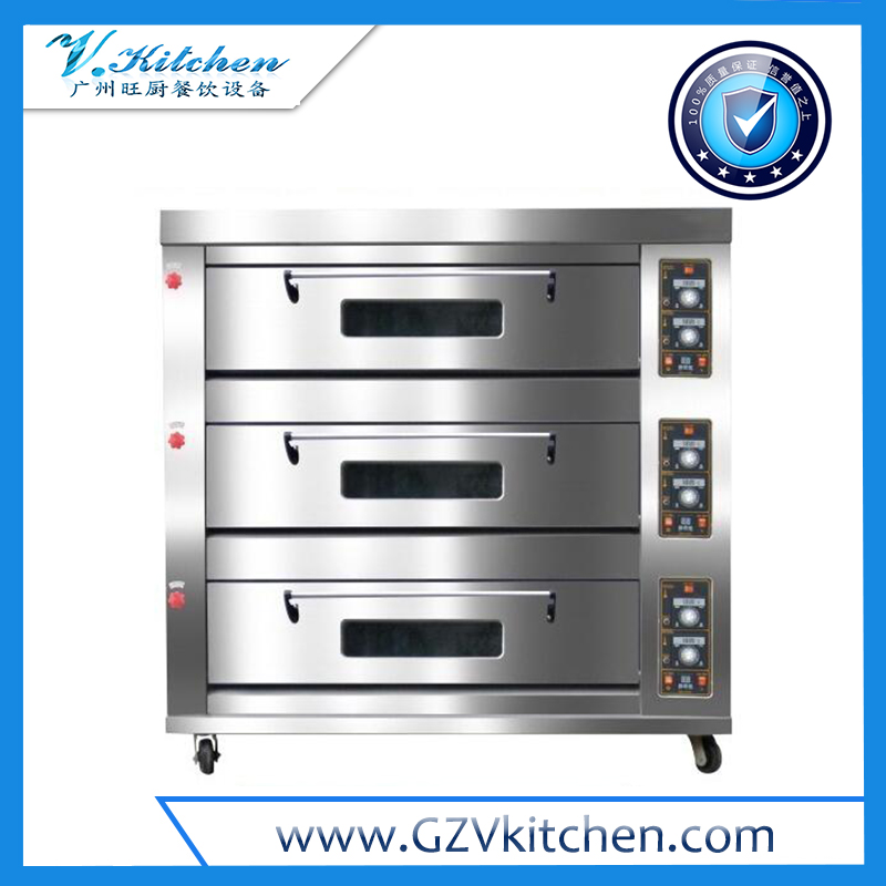 General Gas Deck Oven 3-Layer 9-Tracy SS Door